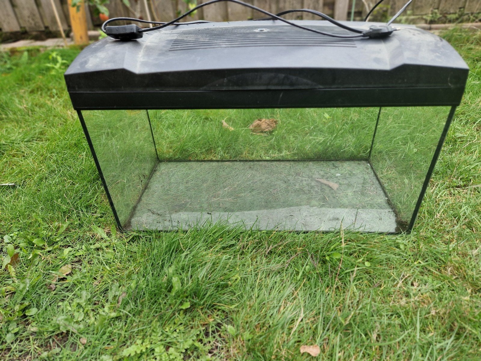 aquarium/terrarium, Dieren en Toebehoren, Ophalen, Inclusief deksel, Gebruikt, Leeg aquarium