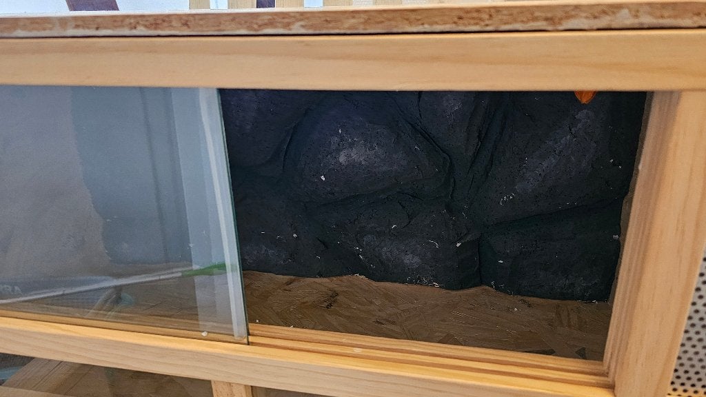 Terrarium OSB 80x60cm, Dieren en Toebehoren, Reptielen en Amfibieën | Toebehoren, Ophalen, Zo goed als nieuw, Terrarium of Paludarium