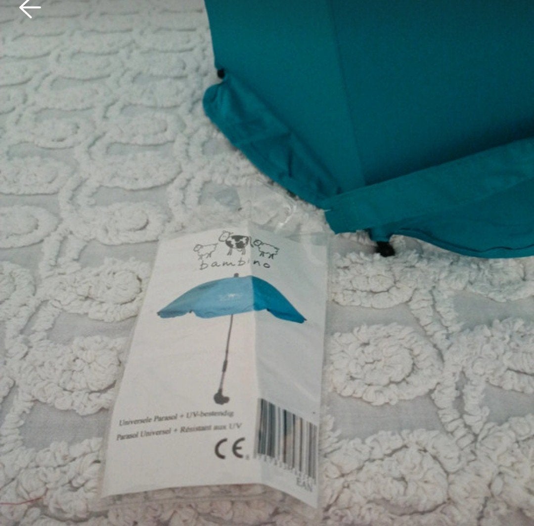 Bambino parasolletje  Turkoois nieuw., Ophalen of Verzenden, Nieuw, Overige merken