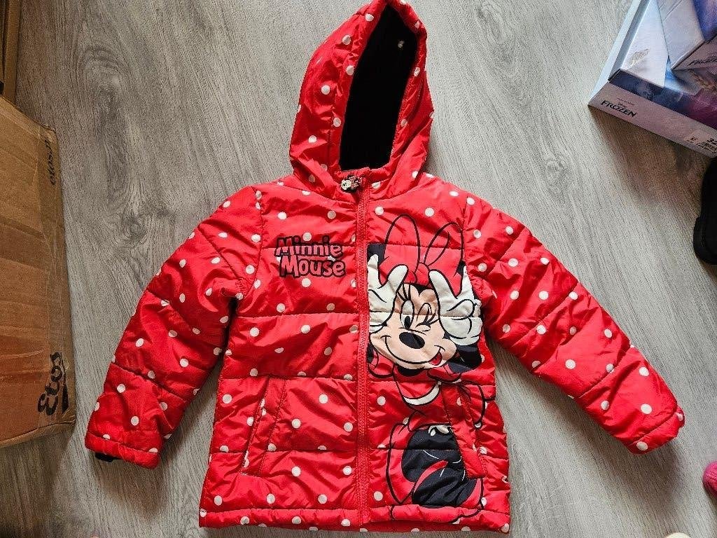 Minnie Mouse meisjes winterjas maat 98 in zeer goede staat, Kinderen en Baby's, Kinderkleding | Maat 98, Disney, Meisje, Ophalen of Verzenden