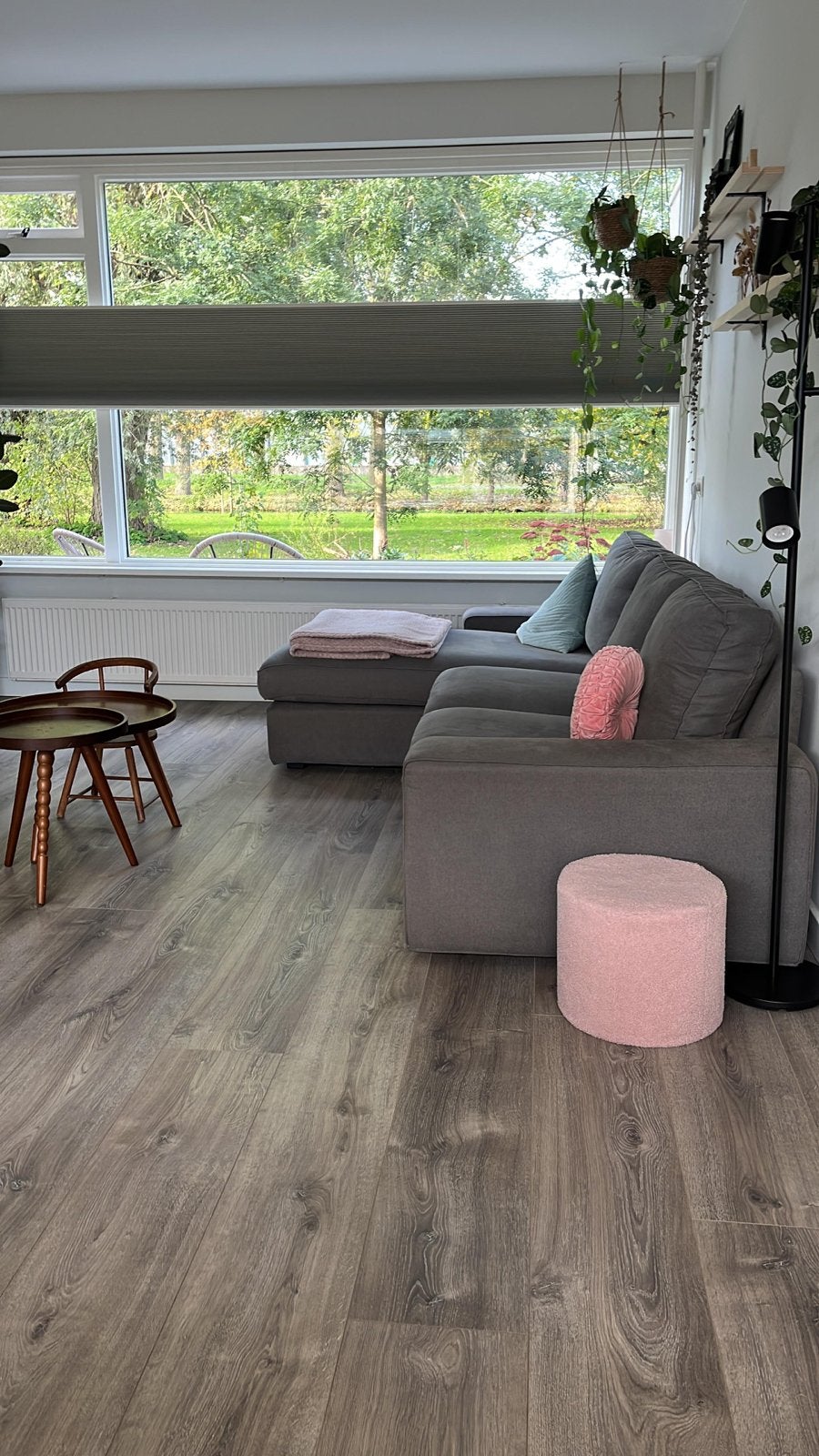 Comfortabele grijze hoekbank - Ikea Kivik, Huis en Inrichting, Ophalen, 250 tot 300 cm, Gebruikt, 125 tot 150 cm