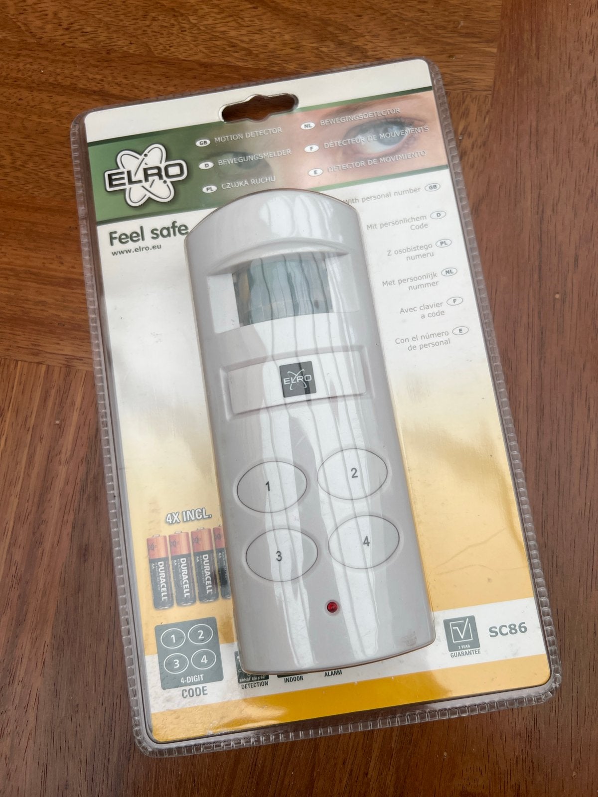 Nieuwe Elro Bewegingsmelder SC86 - Beveilig uw huis!, Beweging, Detector, Sensor of Melder, Nieuw, Ophalen of Verzenden