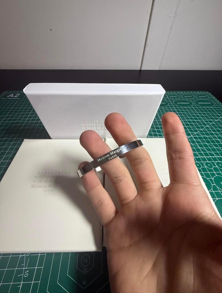 Maison margiela armband, Ophalen of Verzenden, Zo goed als nieuw, Zilver