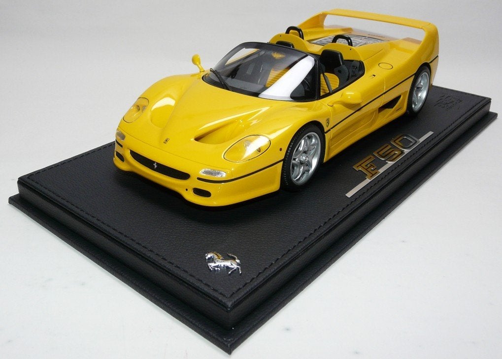 Ferrari F50 Spider Geel 1:18 P18190B BBR PRE-ORDER, Ophalen of Verzenden, Nieuw, Auto, Overige merken