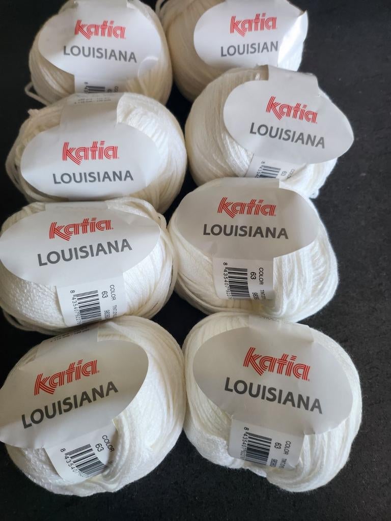 Katia Louisiana, 8 x, Hobby en Vrije tijd, Ophalen of Verzenden, Nieuw, Breien of Haken, Wol of Garen