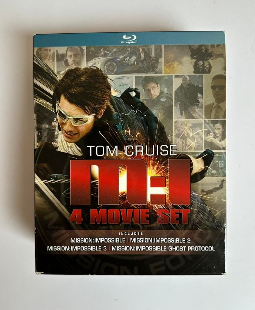 Mission Impossible 1-4 (Blu-Ray), Vanaf 12 jaar, Ophalen of Verzenden, Zo goed als nieuw