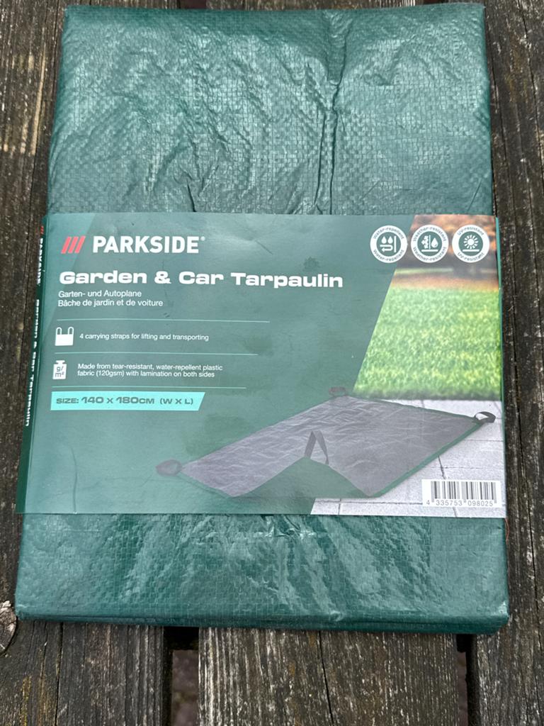Nieuwe parkside Kofferbak hoes / Tuin & Auto Zeil 140x180 cm, Ophalen of Verzenden, Nieuw