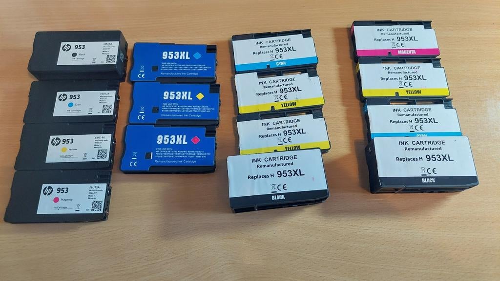HP 953 & 953XL Inktcartridges - Diverse Kleuren, Ophalen of Verzenden, Nieuw, Cartridge, HP