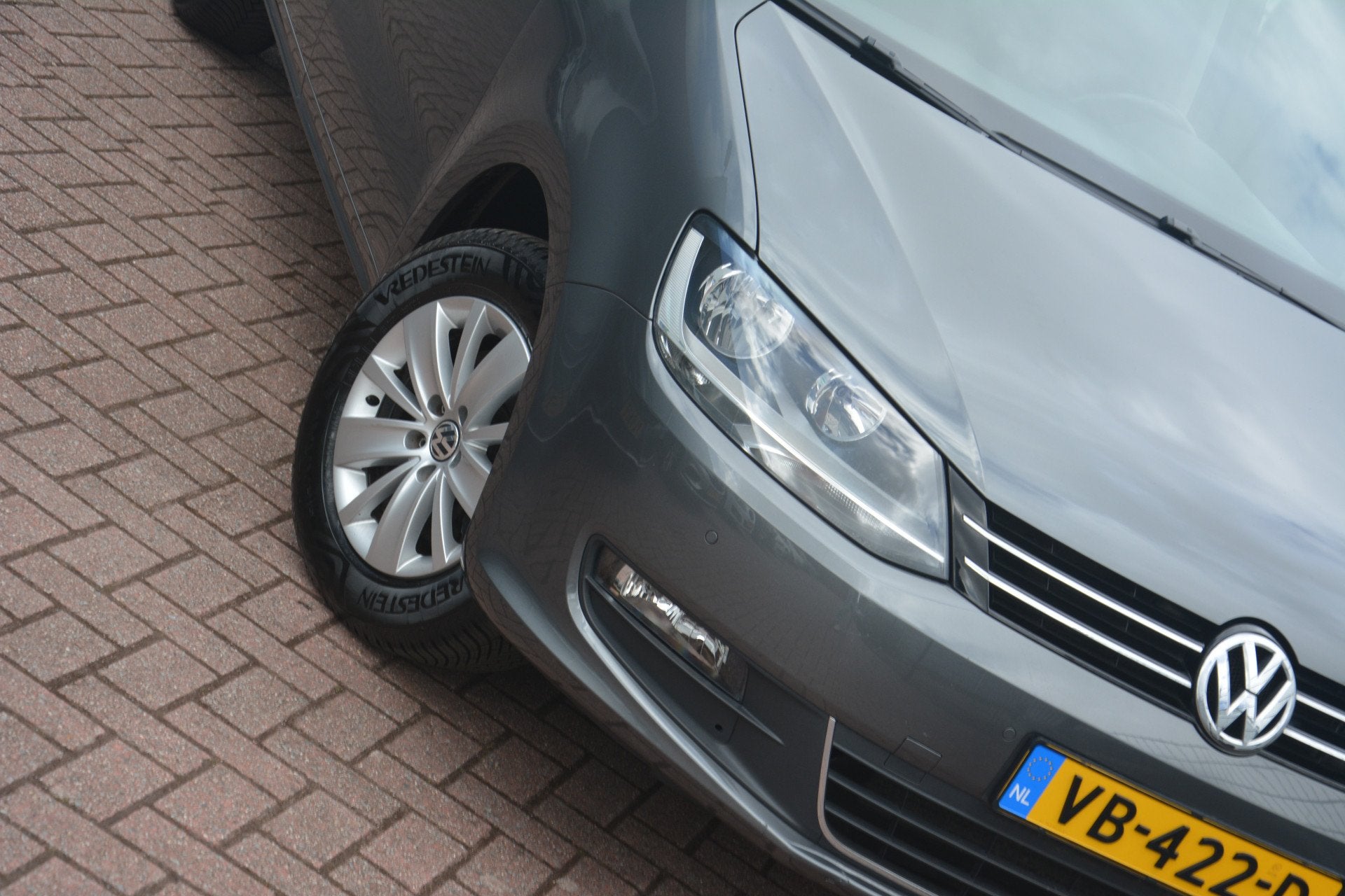 Volkswagen Sharan 2.0 TDI Highline BlueMotion | Navigatie |, Euro 5, Stof, Gebruikt, Zwart