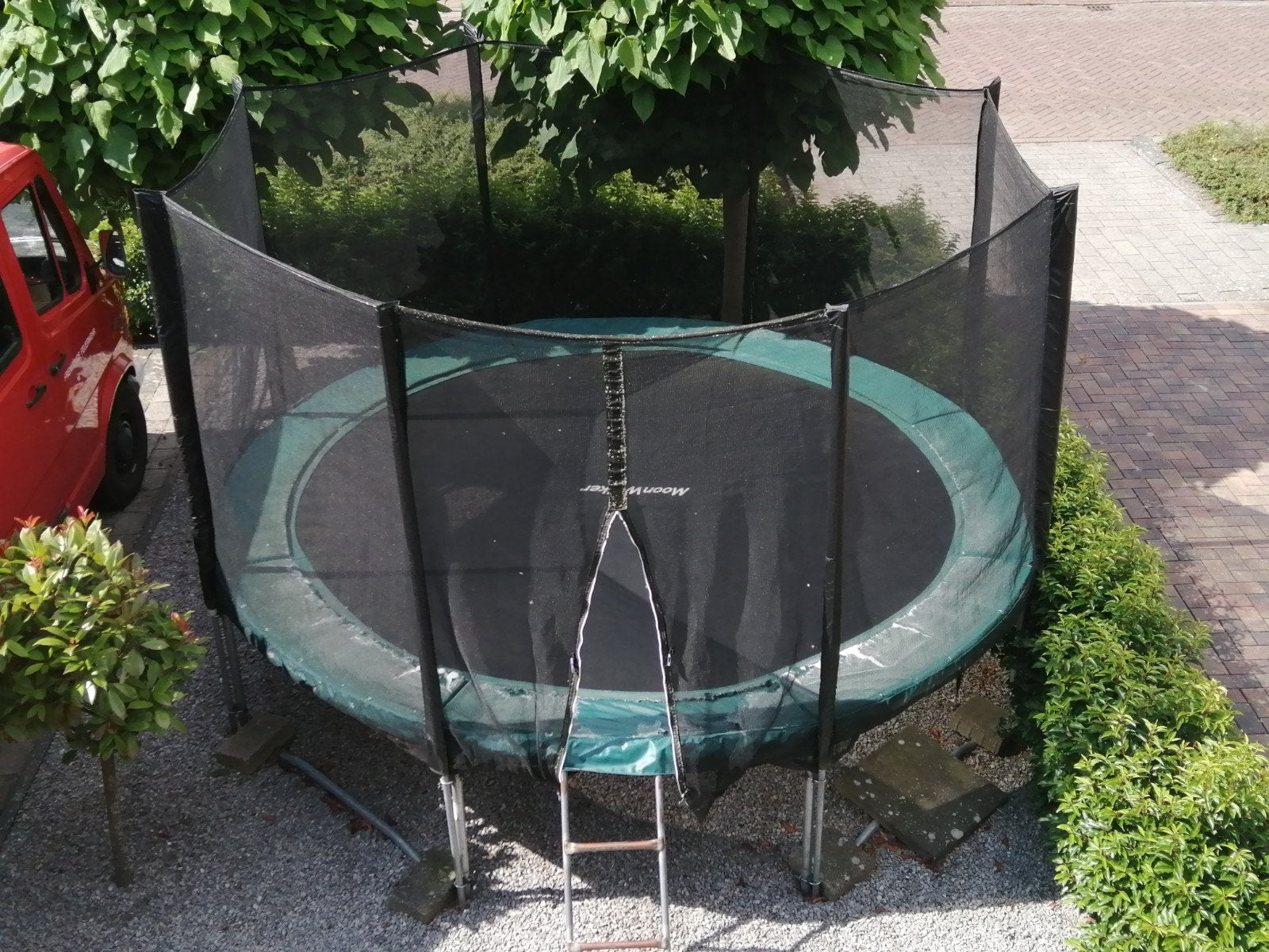 Moon Walker Trampoline 366cm - Veert lekker!, Kinderen en Baby's, Speelgoed | Buiten | Trampolines, Ophalen, Gebruikt