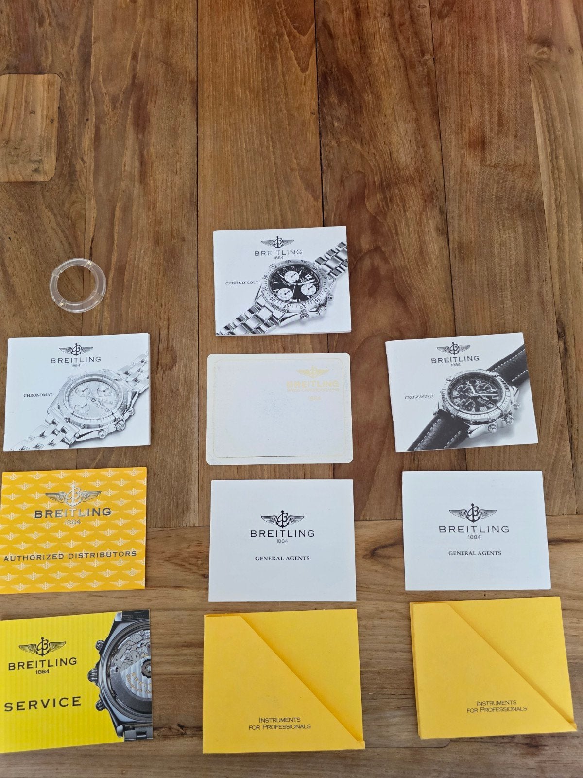 Breitling horloge handleidingen en accessoires, Breitling SA, Zo goed als nieuw, Info@breitling.com, P.O. Box 1132, 2540 Grenchen, Switzerland