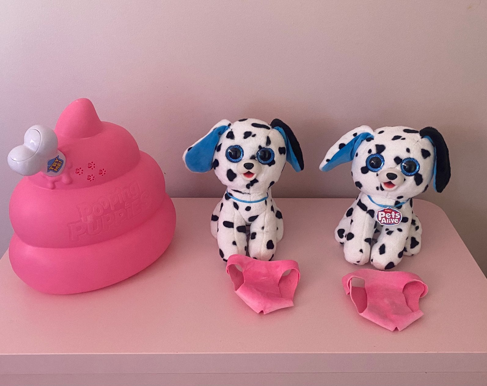 Pets Alive Pooping Puppies Dalmatiër (2 stuks), Ophalen of Verzenden, Zo goed als nieuw, Overige typen