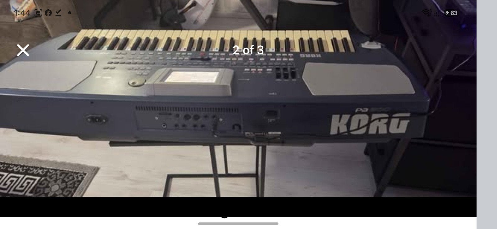 Korg Pa500 keyboard en MIDI-aansluiting, Ophalen, Korg, Midi-aansluiting, 61 toetsen