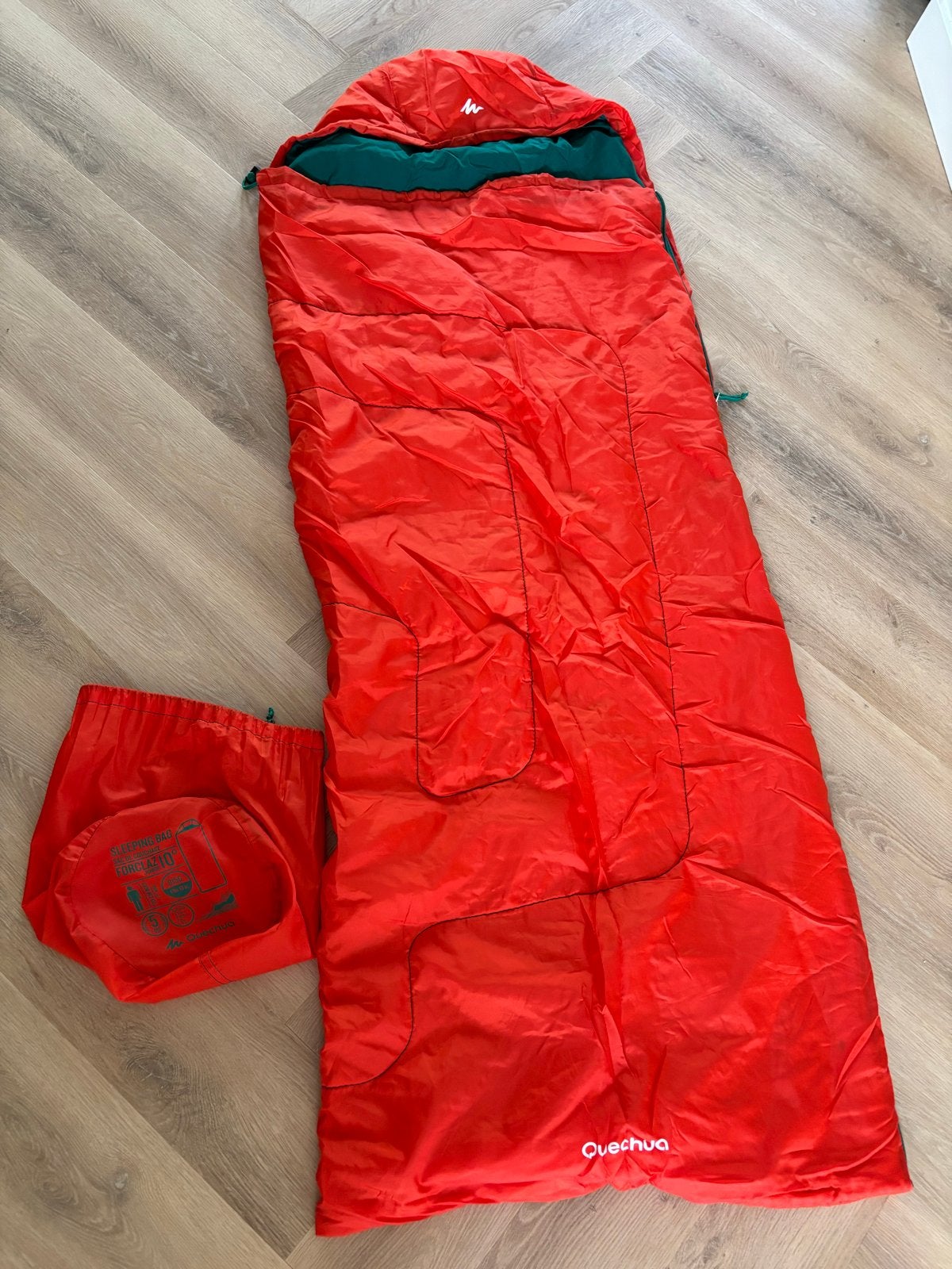 Quechua Kinder Slaapzak Forclaz 10 - Max 1.40m, Ophalen, Zo goed als nieuw