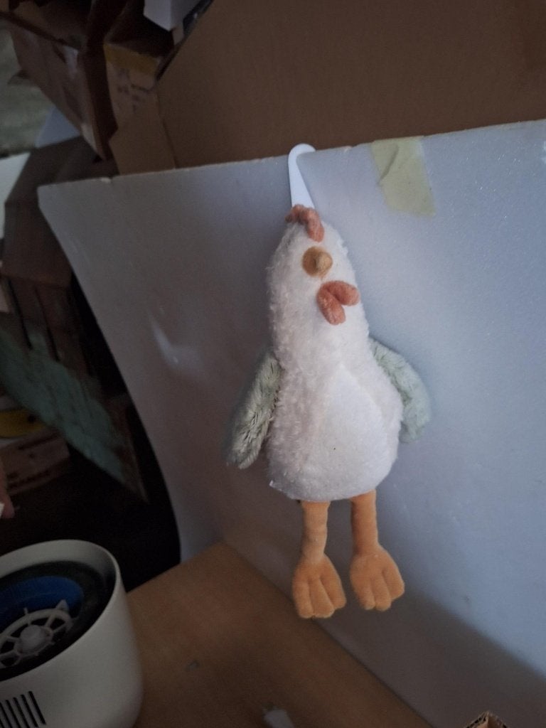 kip knuffel, Kinderen en Baby's, Speelgoed | Knuffels en Pluche, Ophalen of Verzenden, Nieuw, Overige typen