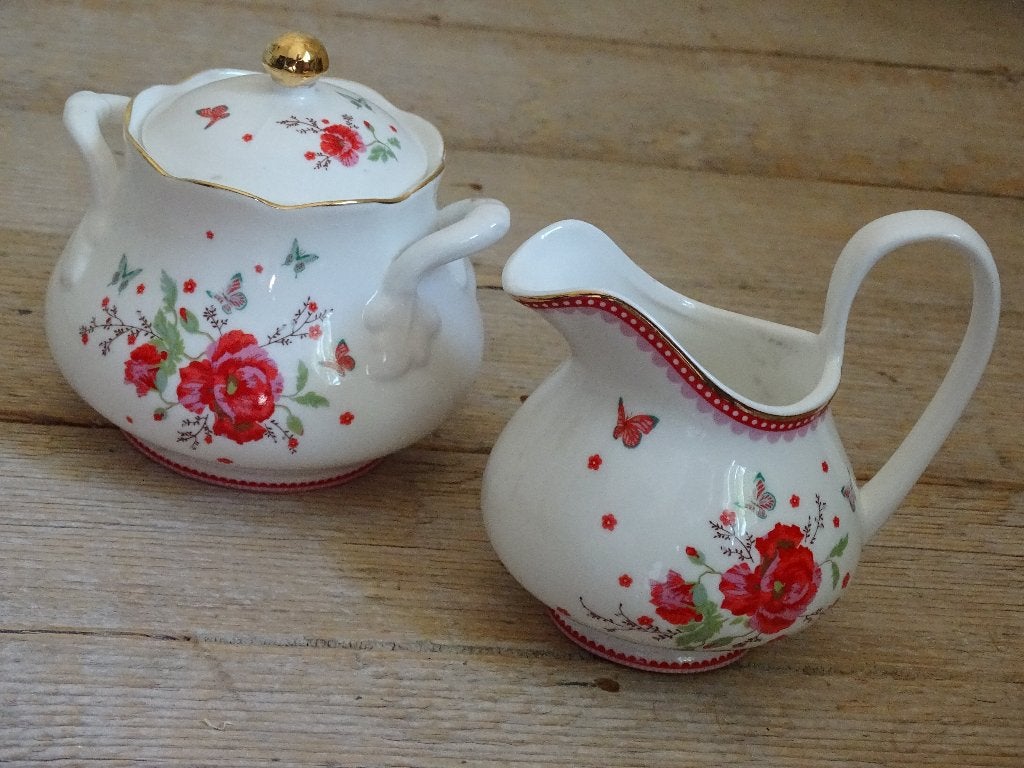 Servies, ROOM SEVEN, WINTER POPPY, zo goed als nieuw, Huis en Inrichting, Overige merken, Overige typen, Ophalen of Verzenden
