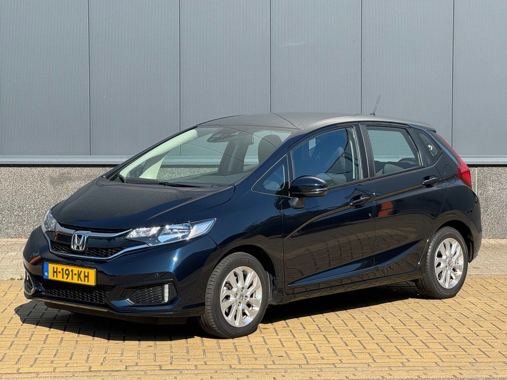 Honda Jazz 1.3 i-VTEC Comfort Airco (bj 2020), Auto's, Voorwielaandrijving, 12 maanden, Gebruikt, Blauw