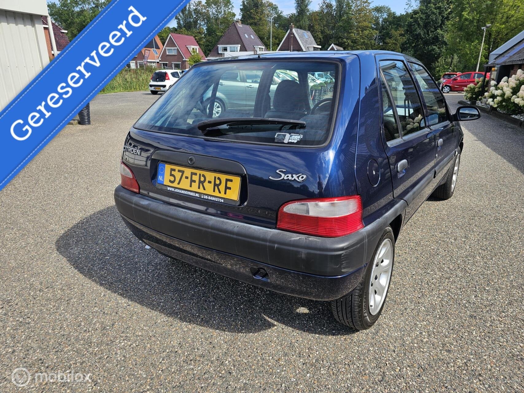 Citroen Saxo 1.4i SX I Automaat I 99895KM I NAP I Distr. v.v, 4 cilinders, Saxo, Blauw, 855 kg