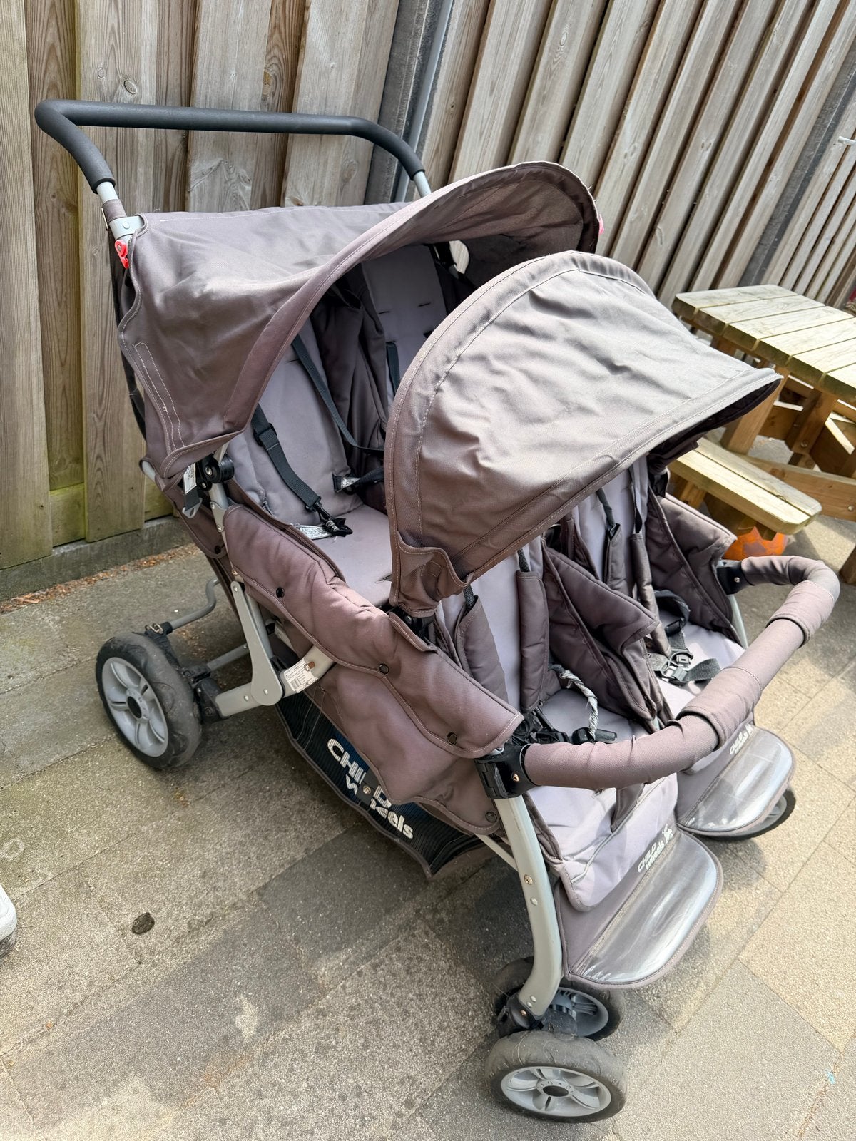 Child Wheels 4 ling wagen - Ideaal voor 4 kinderen, Gebruikt, Duowagen, Ophalen, Kinderwagen