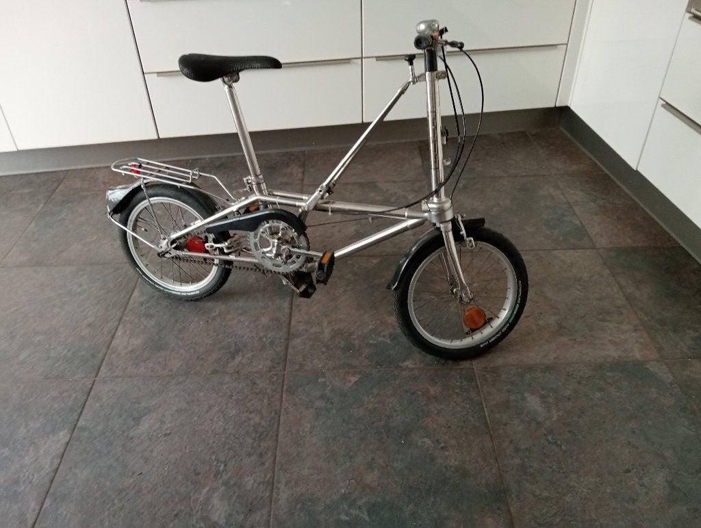 Vouwfiets, Ophalen, Gebruikt, Velgrem, 16 tot 18 inch