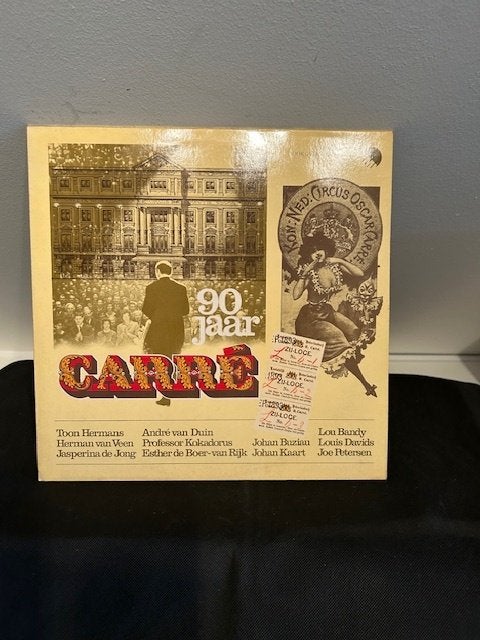 90 jaar Carré, Ophalen of Verzenden, Zo goed als nieuw, 12 inch, Levenslied of Smartlap