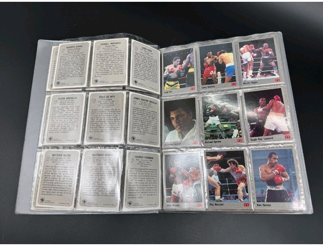 All World Boxing Kaarten Verzameling in Map, Verzamelen, Sportartikelen en Voetbal, Ophalen of Verzenden