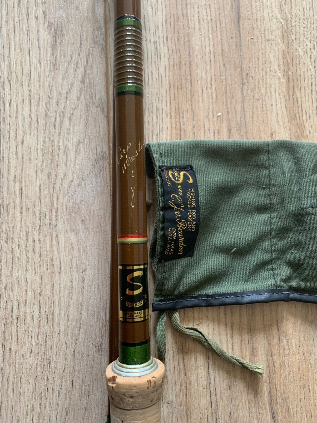 Hengelsport sciarone carp master1 karperhengel holglas vis, Ophalen, Zo goed als nieuw, Werphengel