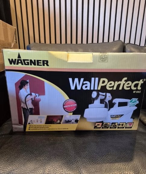 Wagner WallPerfect W 665 Verfspuit - Bijna nieuw in doos, Ophalen of Verzenden, Zo goed als nieuw, Verfspuit of Verfpomp