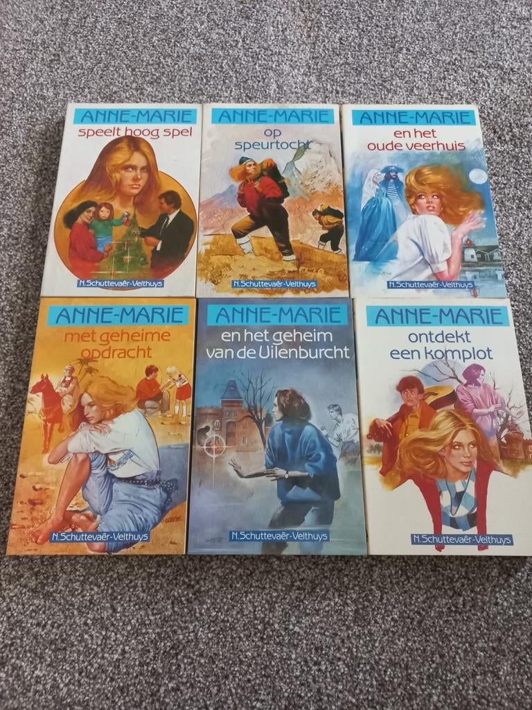 6 boeken Annemarie serie - N. Schuttevaer-Velthuys, Ophalen of Verzenden, Gelezen, N. Schuttevaer-Velthuys, Fictie algemeen
