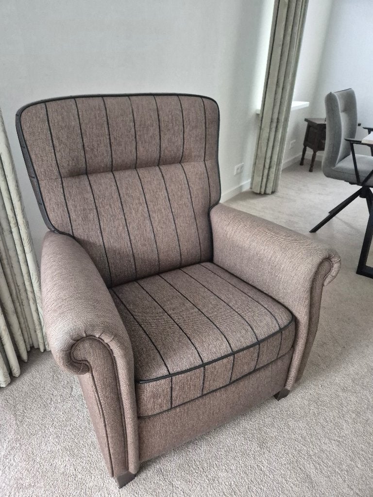 Comfortabele fauteuil MOET DEZE WEEK WEG, Ophalen, Gebruikt, 75 tot 100 cm, 50 tot 75 cm