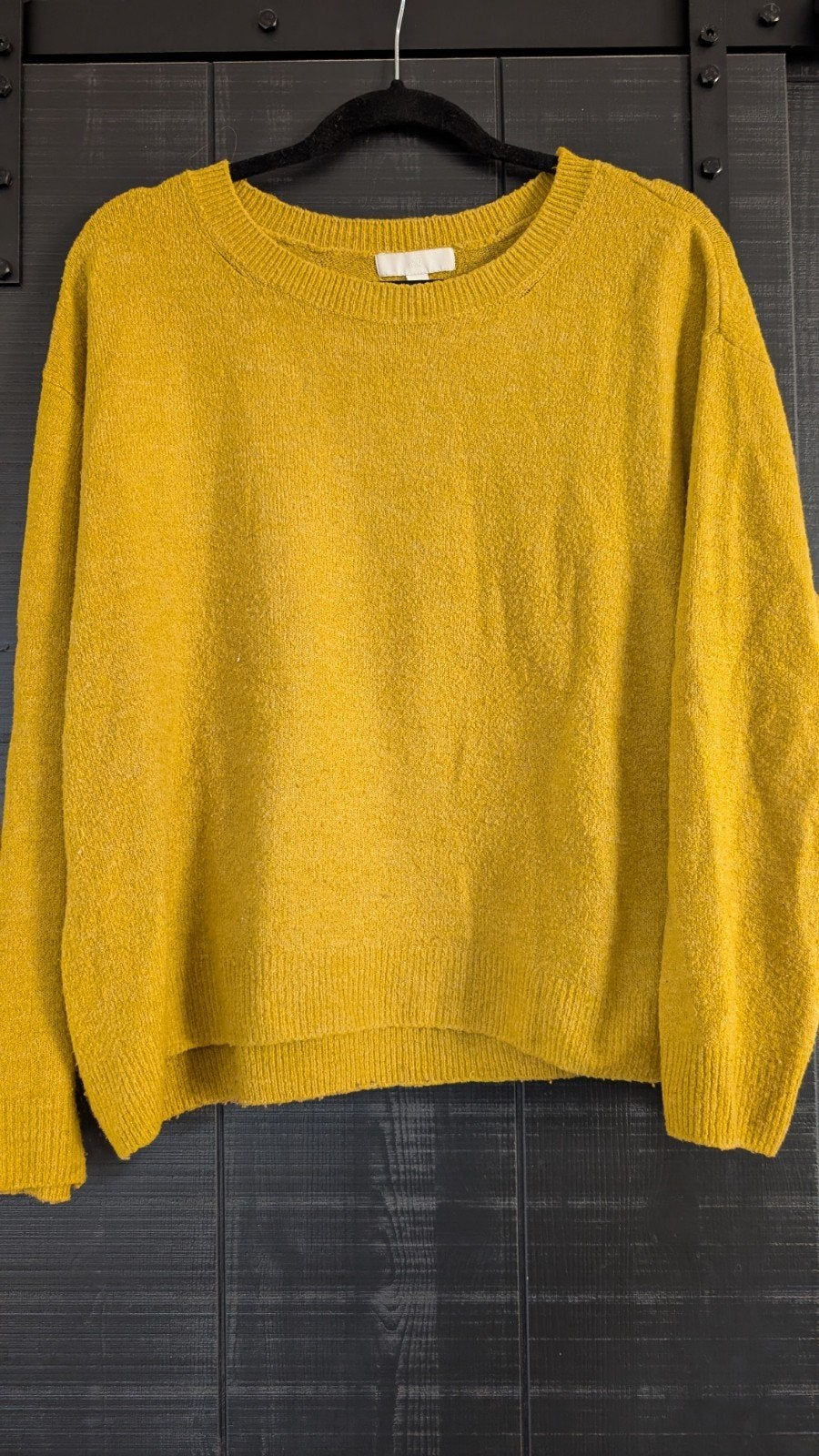 okergele trui H&M maat L, H&M, Geel, Maat 42/44 (L), Ophalen of Verzenden