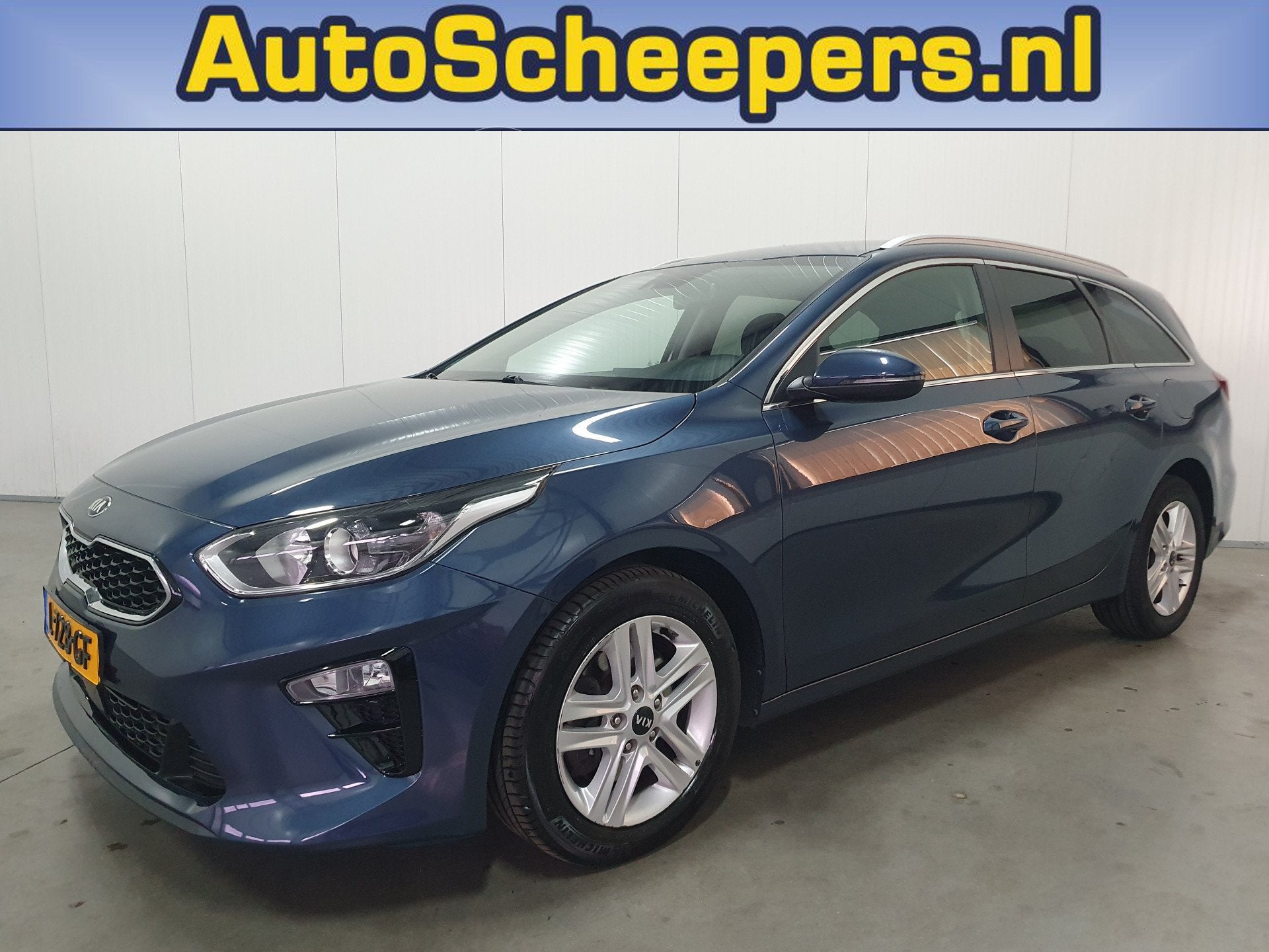 Kia Ceed Sportswagon 1.0 T-GDi DynamicPlusLine NAVI/CAMERA/C, Auto's, Gebruikt, Euro 6, 1309 kg, Blauw