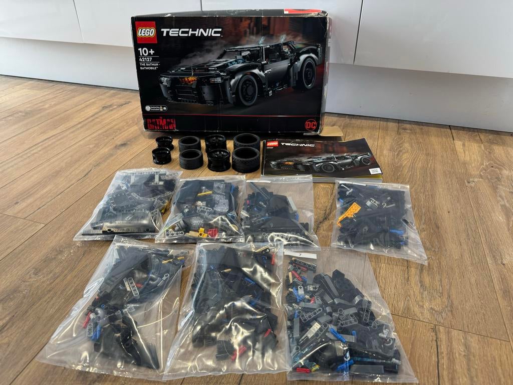 Lego Technic 42127 The Batman - Batmobile (compleet), Lego, Ophalen of Verzenden, Zo goed als nieuw, Complete set