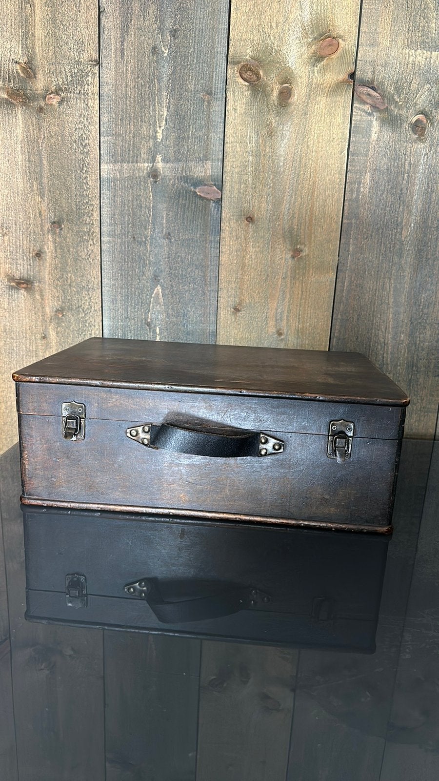 Sobere landelijke decoratie koffer, Huis en Inrichting, Ophalen, Minder dan 50 cm, Gebruikt, Minder dan 50 cm