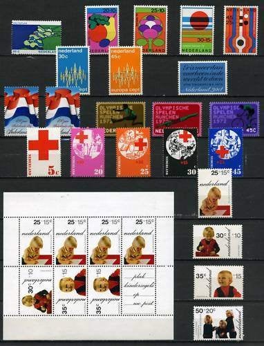 @@ jaar 1972 postfris @@, Postzegels en Munten, Postzegels | Nederland, Verzenden, Postfris