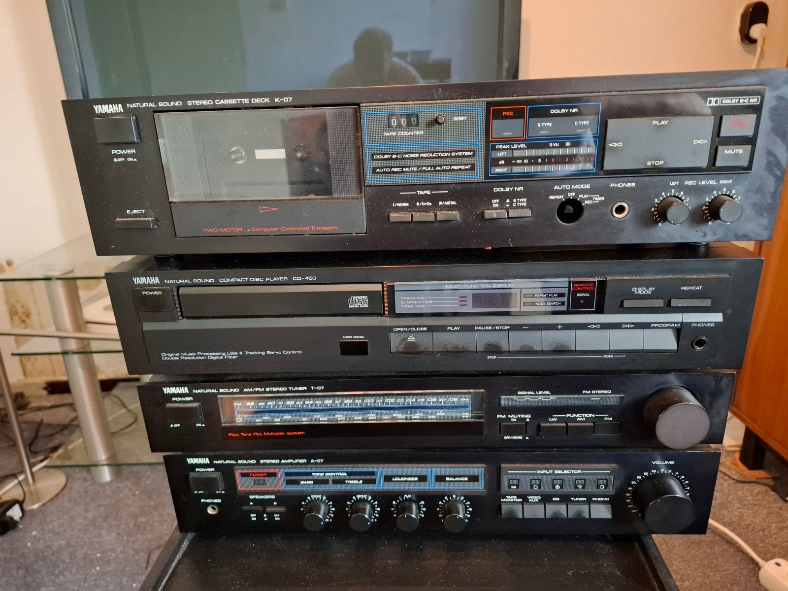Yamaha Setereo Set Jaren 80., Ophalen, Gebruikt, Cassettedeck, Overige merken