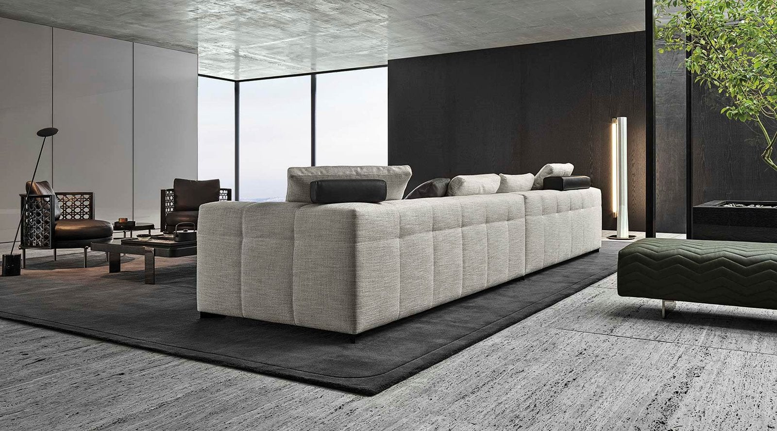 Foto 4 van Minotti Blazer 108x356cm incl 4 extra lederen hoofdsteunen