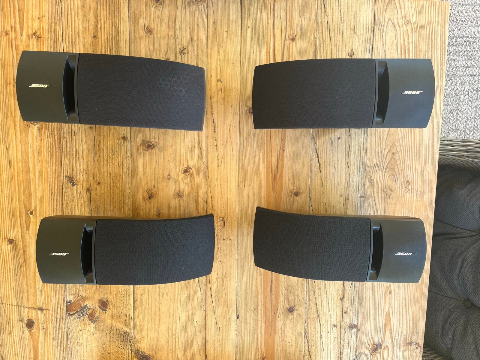 Bose Acoustimass Speakers - Zwart, Zo goed als nieuw, Audio, Tv en Foto, Luidsprekers, Ophalen, Zo goed als nieuw, 60 tot 120 watt