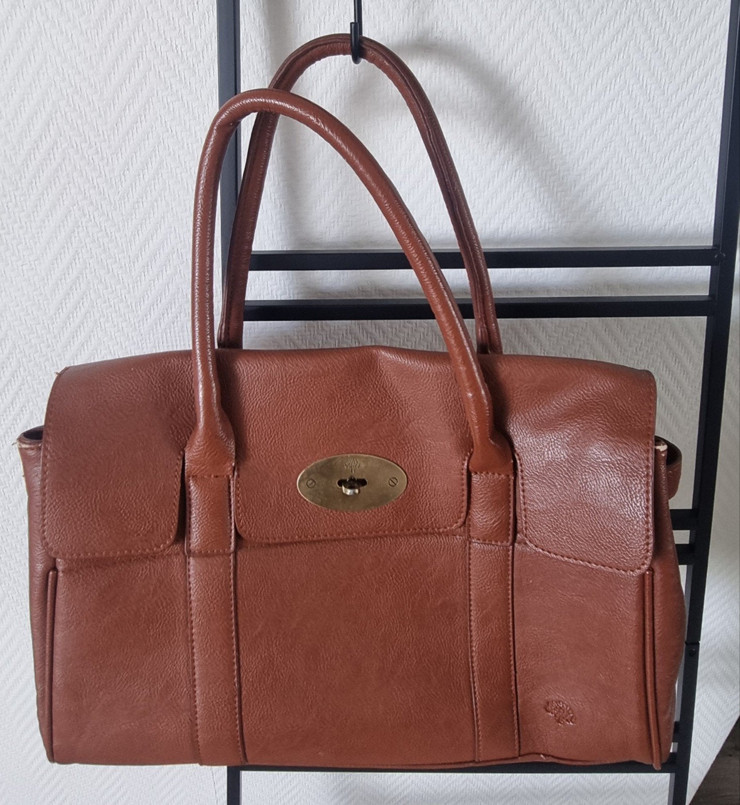 leuke tas look a like Mulberry, Ophalen of Verzenden, 30 cm of meer, Minder dan 35 cm