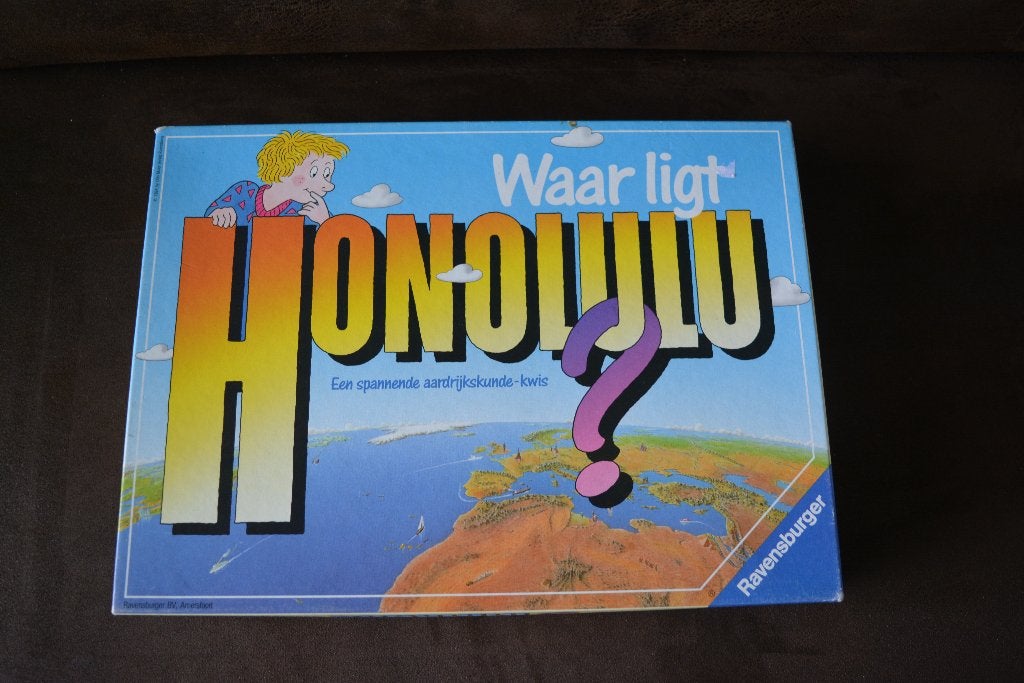 waar ligt Honolulu? en de reis om de wereld in 80 dagen, Hobby en Vrije tijd, Gezelschapsspellen | Bordspellen, Ophalen of Verzenden