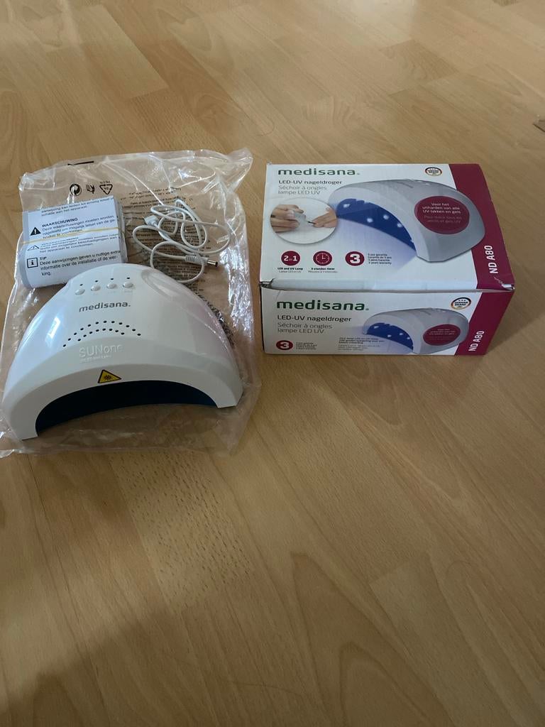 Medisana LED UV Nageldroger SUNone - Nieuw in doos, Wit, Ophalen of Verzenden, Zo goed als nieuw, Handen en Nagels