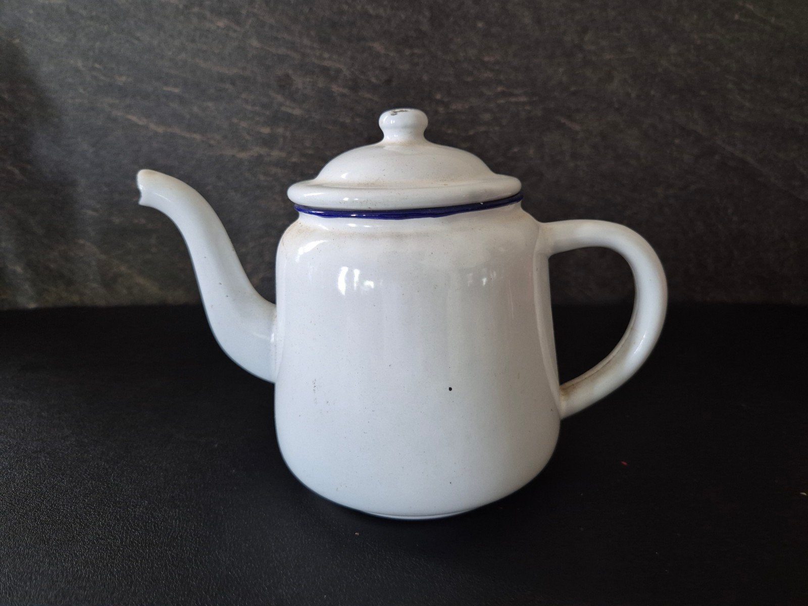 Emaille theepot, Ophalen of Verzenden