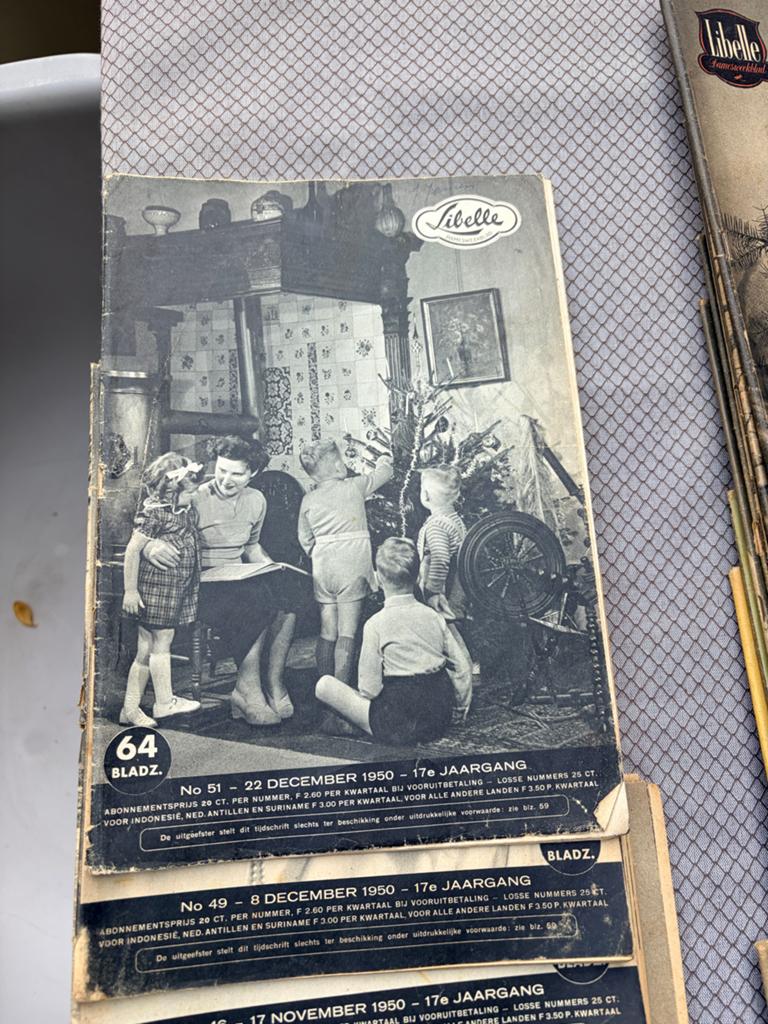 Vintage Libelle tijdschrift - Jaren '50 damesblad, Ophalen of Verzenden, Gelezen, Damesbladen