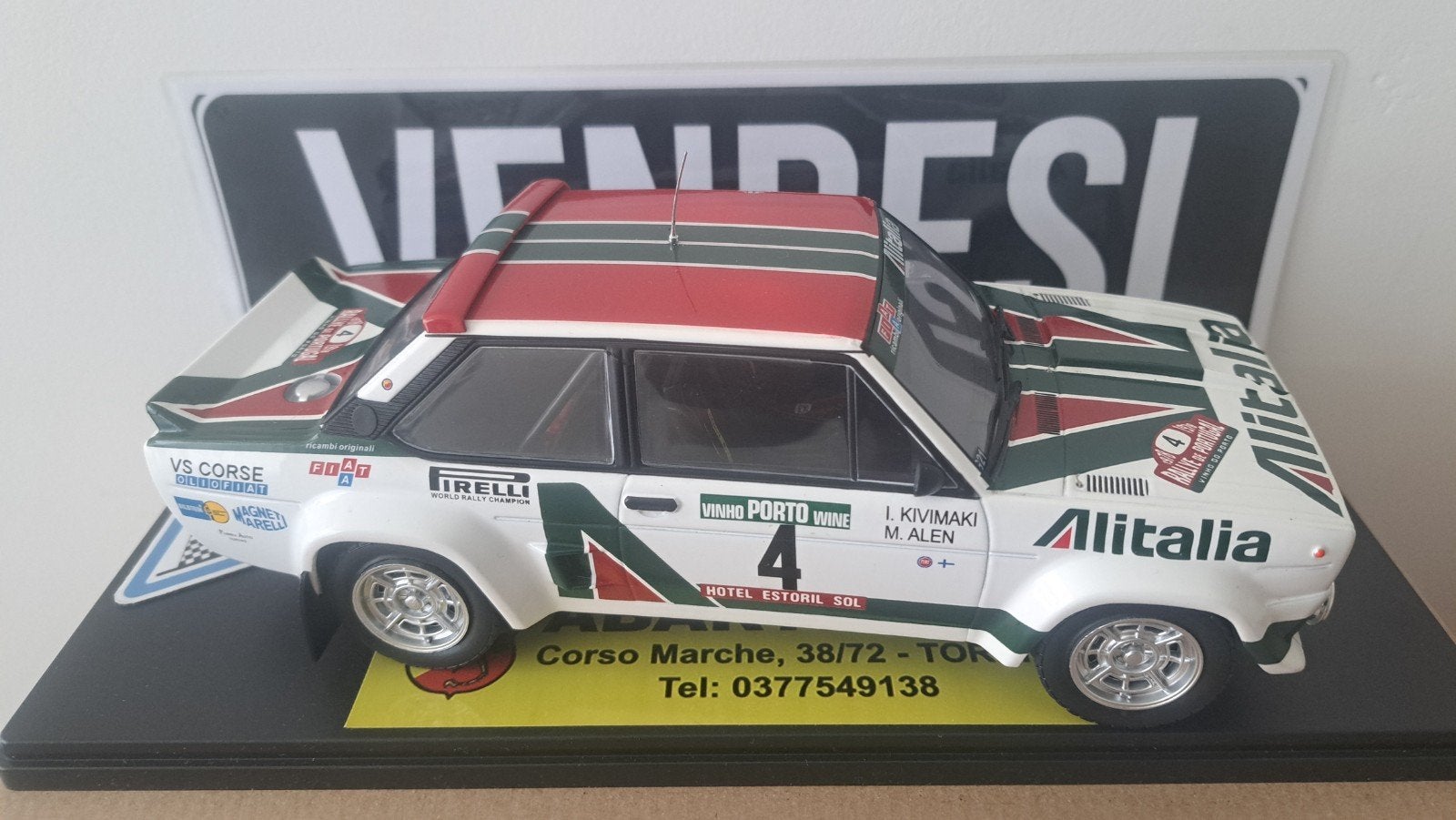 Fiat 131 Abarth Rally. 1:18. IXO., Ophalen of Verzenden, Zo goed als nieuw, Overige merken