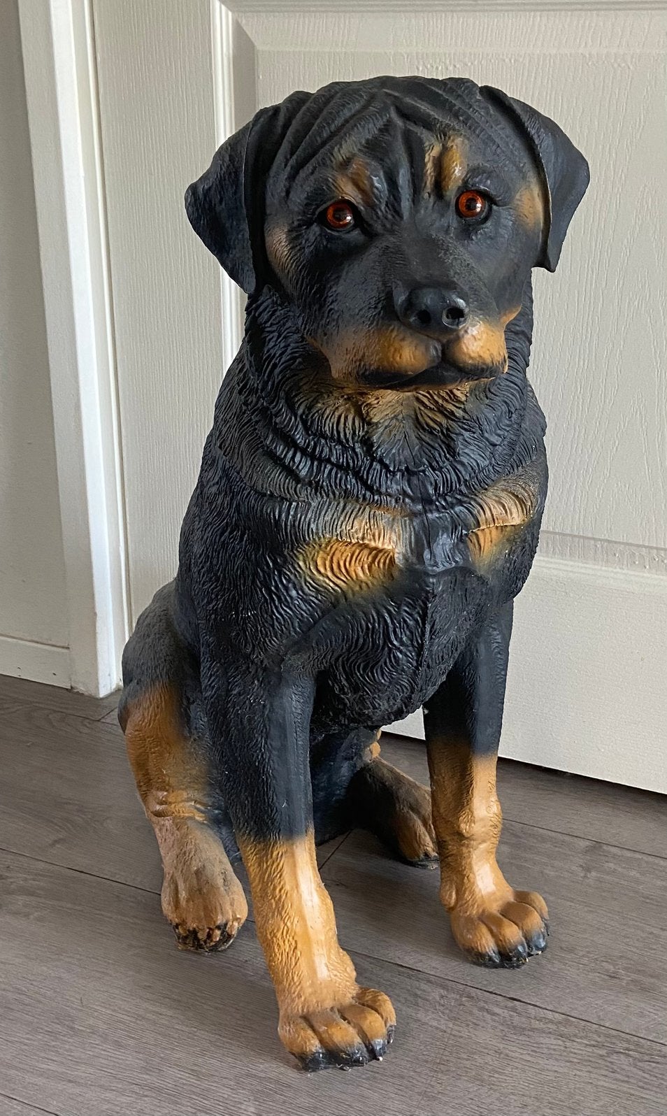 Prachtige unieke Rottweiler beelden, Ophalen of Verzenden, Zo goed als nieuw, Dier