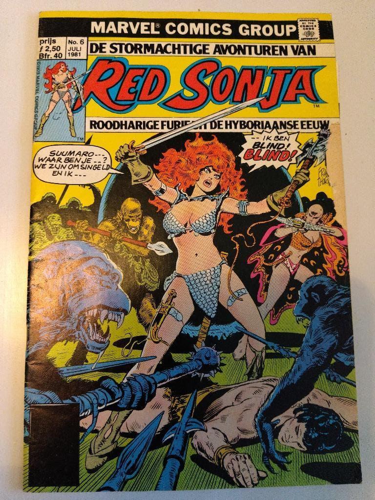 Red Sonja nummer 6, Boeken, Strips | Comics, Marvel Comics, Verzenden, Europa, Gelezen