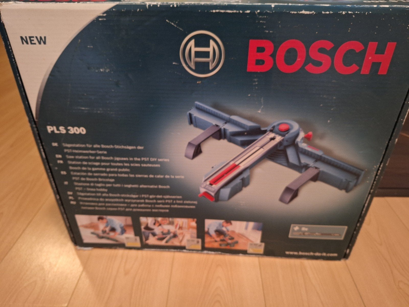 Bosch PLS 300 Zaagstation voor decoupeerzagen, Doe-het-zelf en Verbouw, Ophalen, Zo goed als nieuw, Overige typen, Bosch
