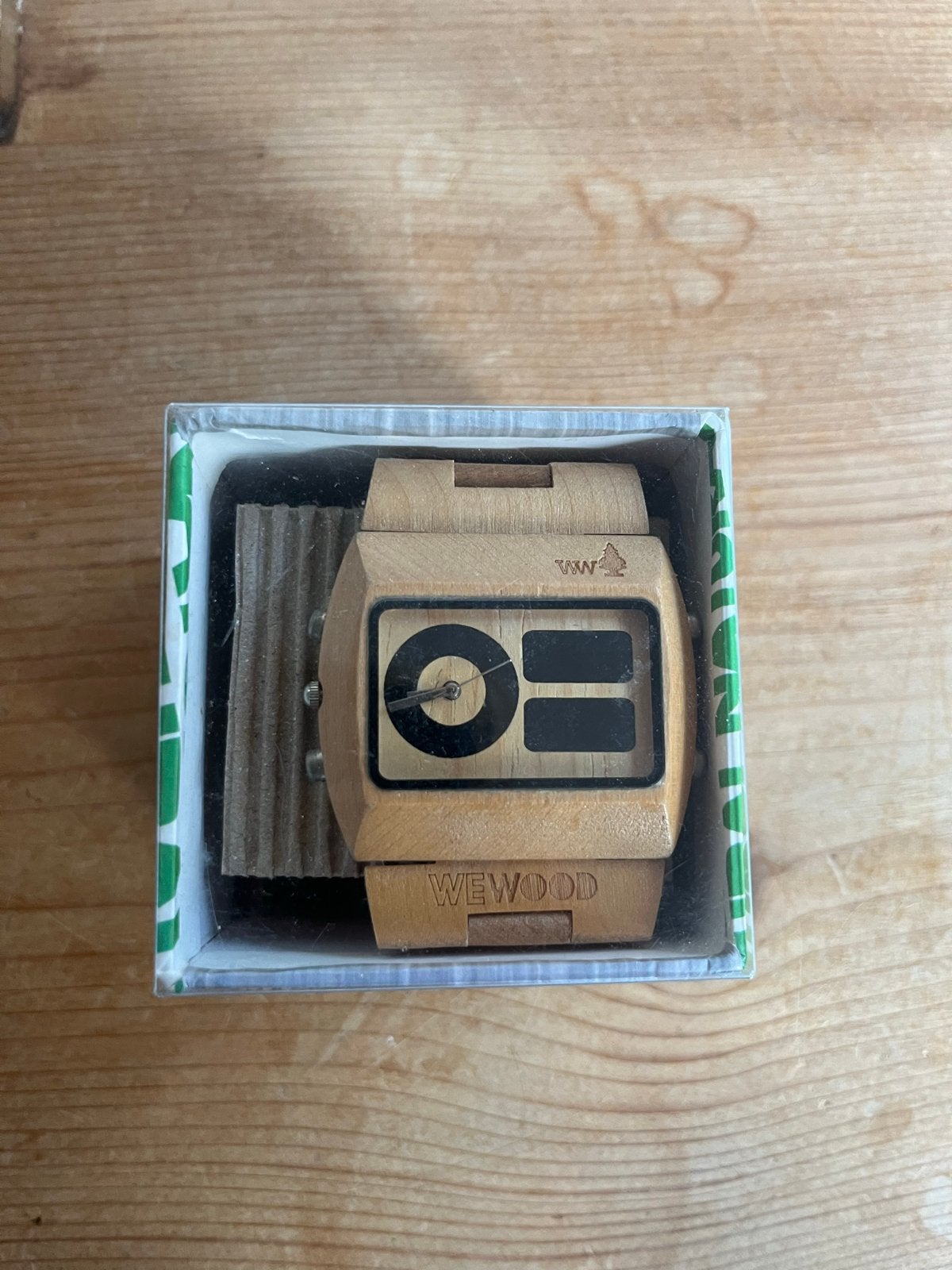 Houten WeWood horloge - Nieuwe batterij nodig, Overige materialen, Gebruikt, Polshorloge, Ophalen