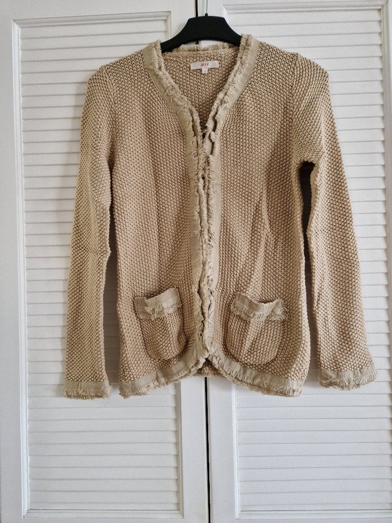 Vest Jeff maat S., Ophalen, Beige, Maat 36 (S), Gedragen