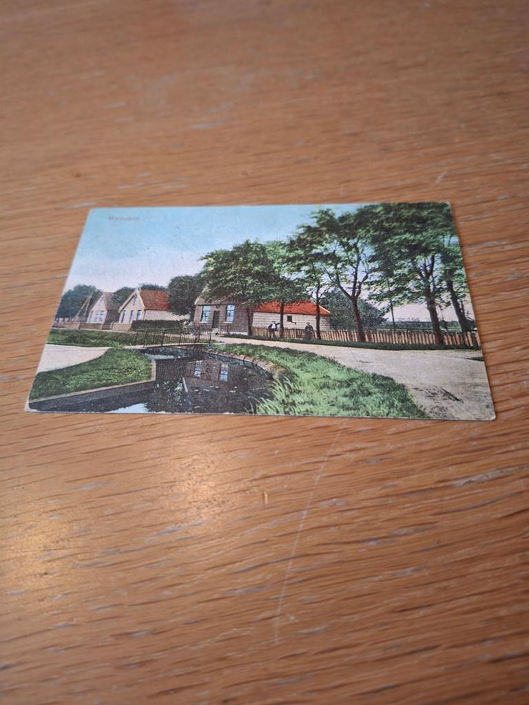Westzaan Dorpsgezicht met water en huizen militair gelopen, Ophalen of Verzenden, Voor 1920, Gelopen, Noord-Holland